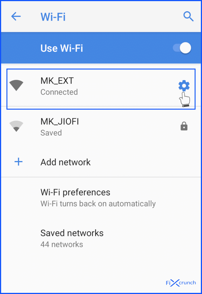 wifi secctings icon