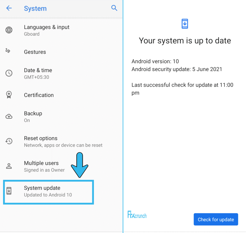 Android System Update